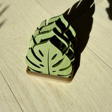 Monstera Leaf Coaster — Single or Set of 6 (Plant-Lover Drink Coasters) - Rich And Pour