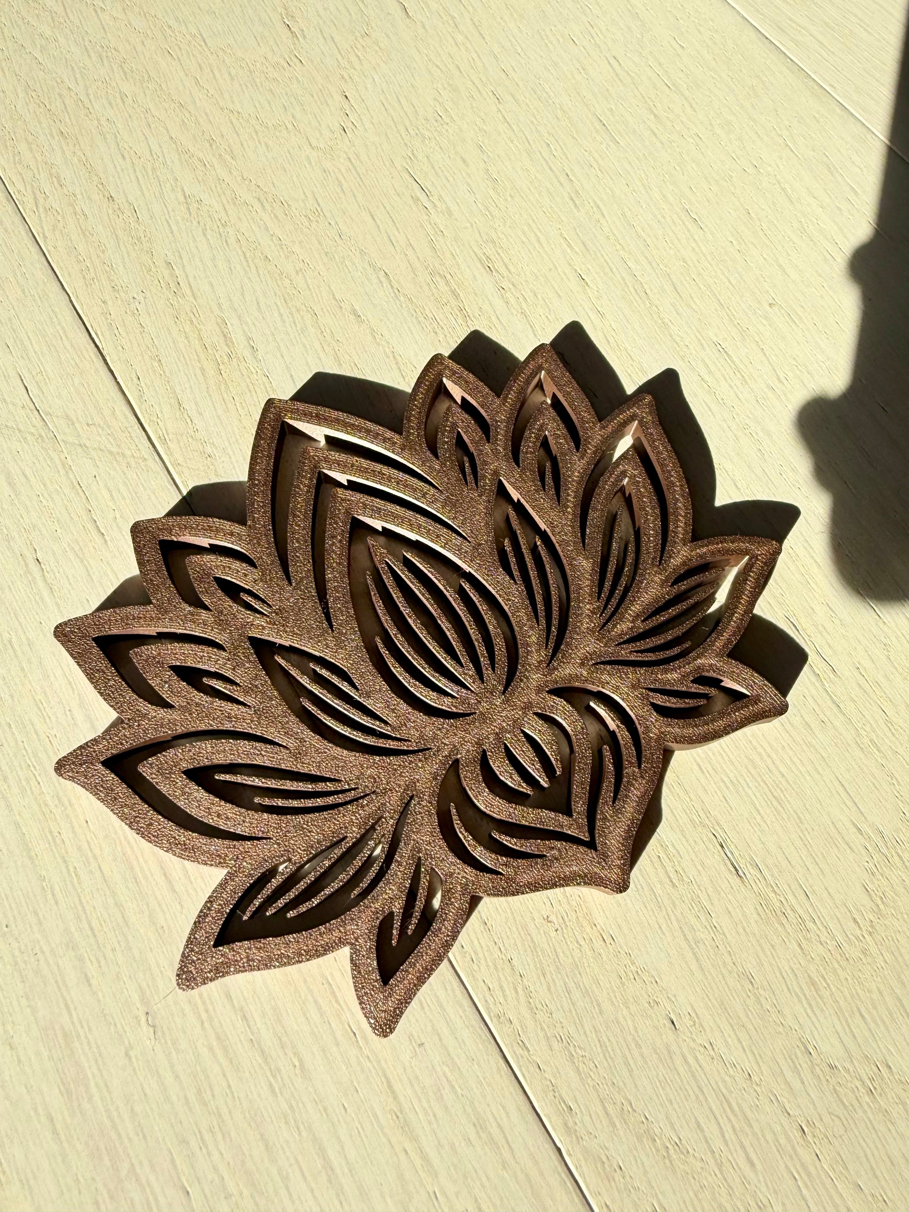 lotus coaster for tea and coffee