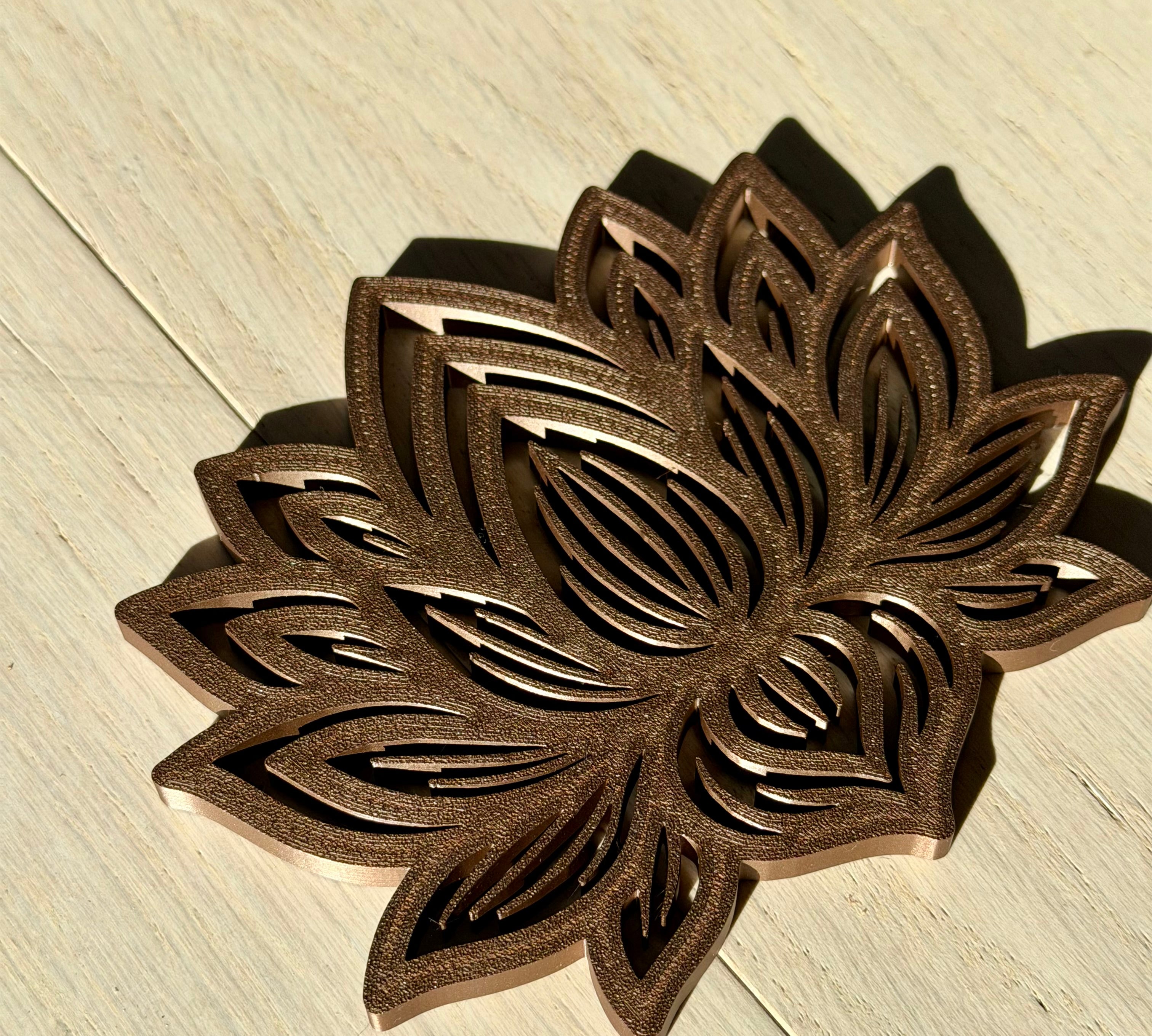 Lotus Coaster – Modern Tea & Drink Coaster (Heat-Resistant, Lightweight) - Rich And Pour