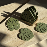 Monstera Leaf Coaster — Single or Set of 6 (Plant-Lover Drink Coasters) - Rich And Pour