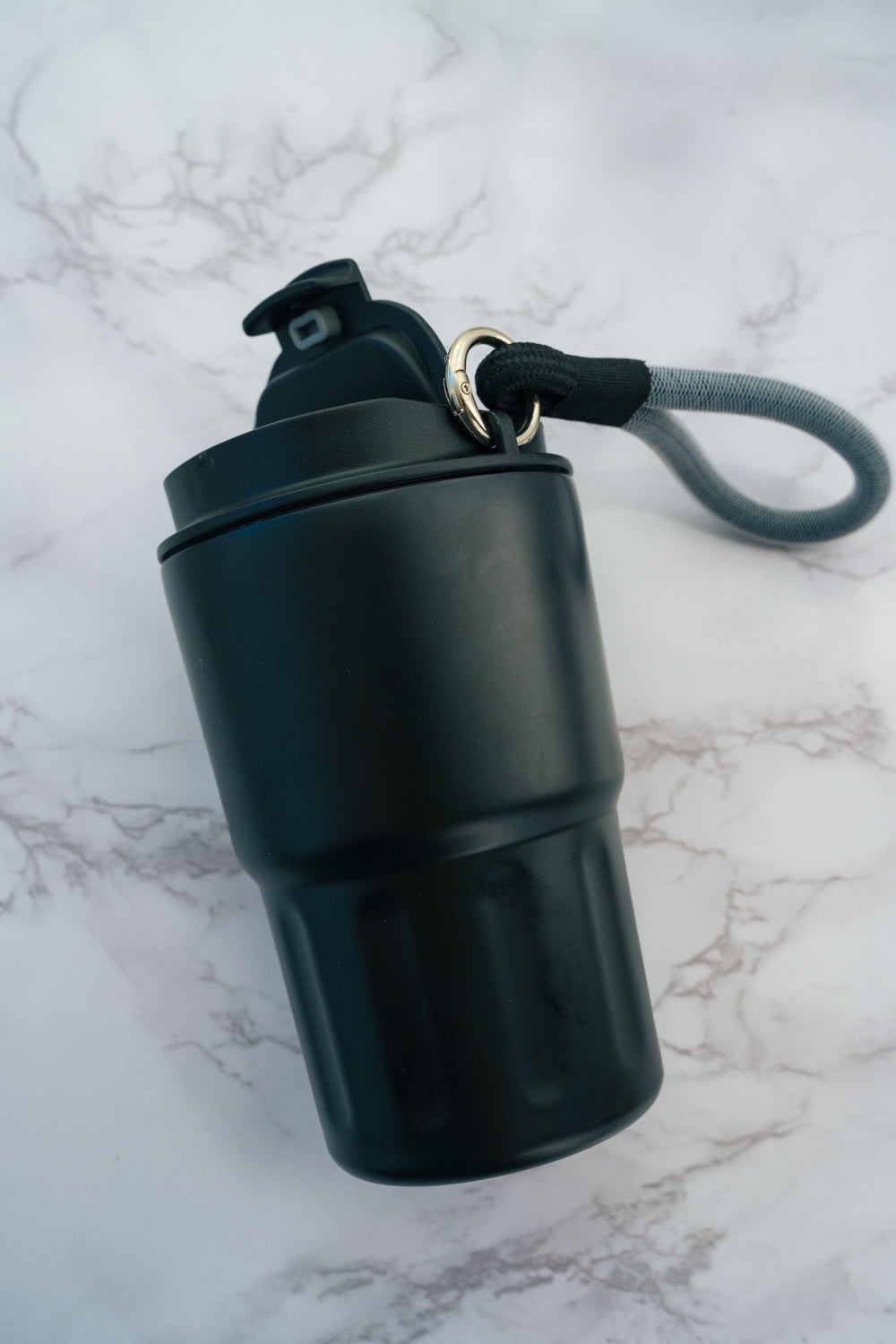 Travel Stainless Steel Insulated Coffee Mug Tumbler with Lanyard - Rich And Pour