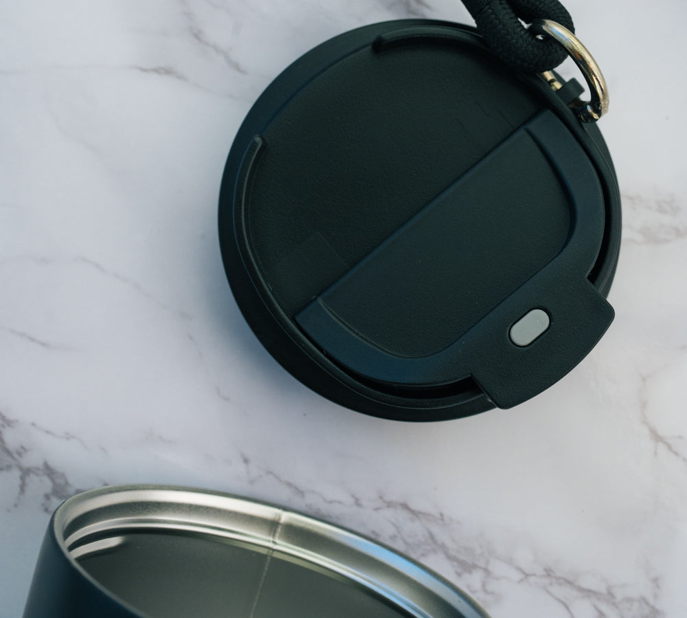 Travel Stainless Steel Insulated Coffee Mug Tumbler with Lanyard - Rich And Pour