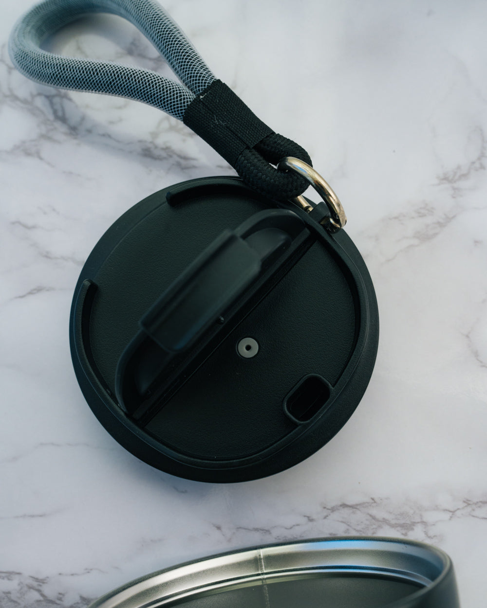 Travel Stainless Steel Insulated Coffee Mug Tumbler with Lanyard - Rich And Pour