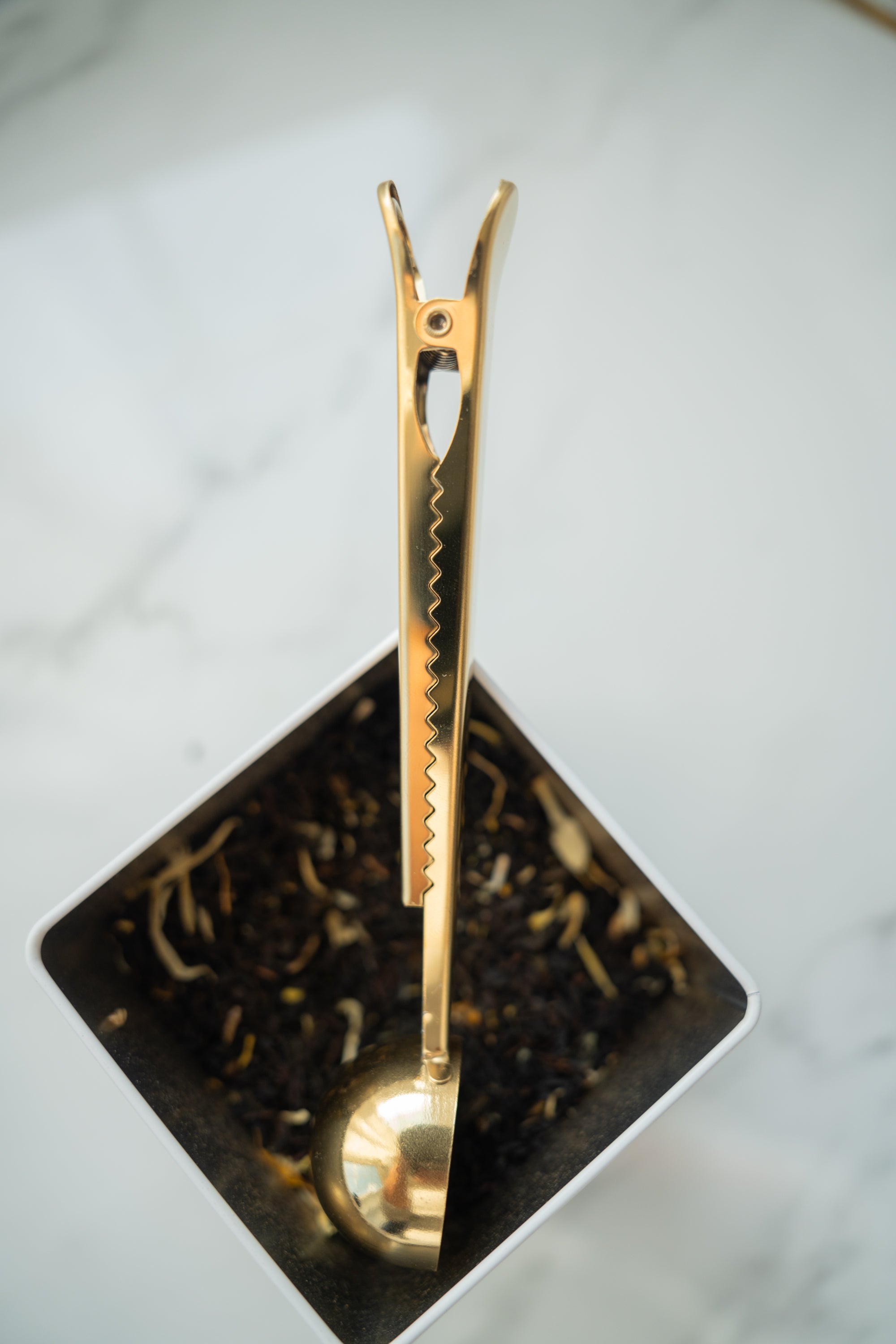 Tea & Coffee Spoon with Bag Clip - Rich And Pour