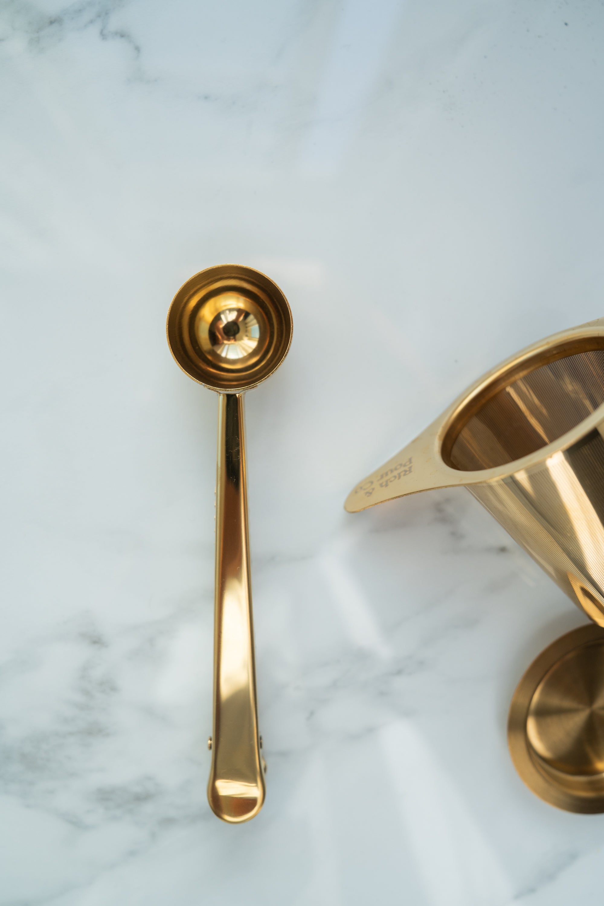 Tea & Coffee Spoon with Bag Clip - Rich And Pour