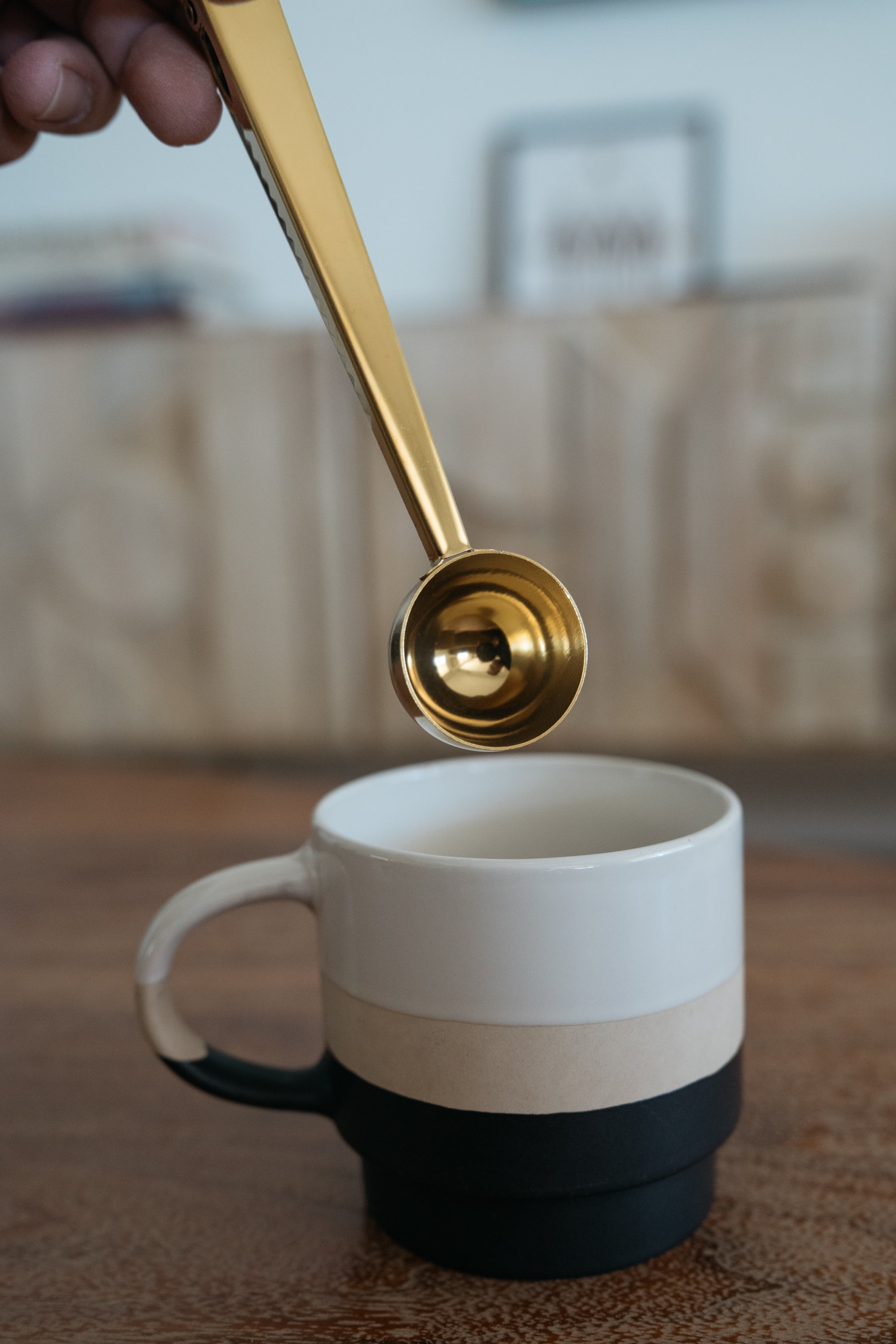 Tea & Coffee Spoon with Bag Clip - Rich And Pour