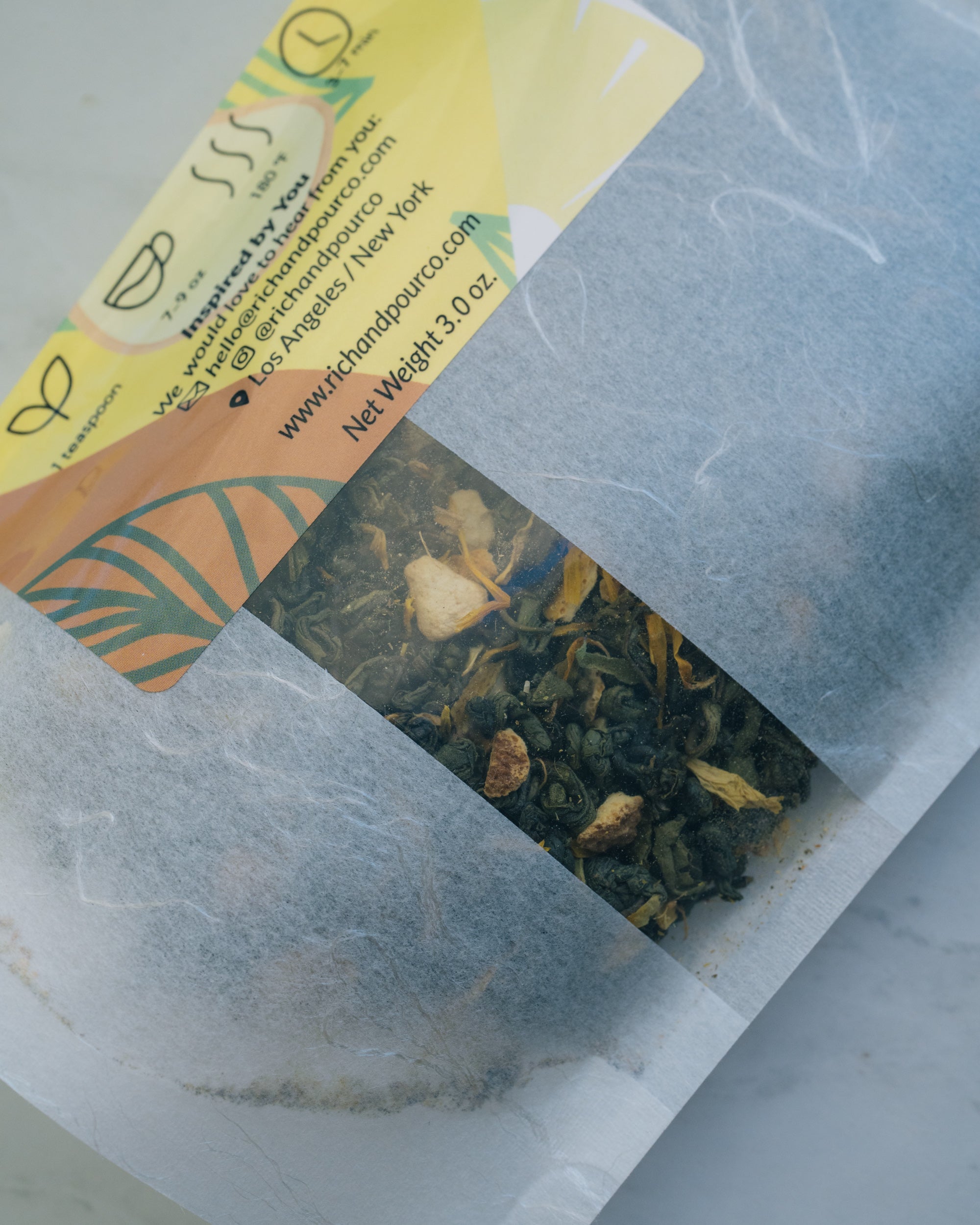 Lemon Ginger Green - Rich And Pour