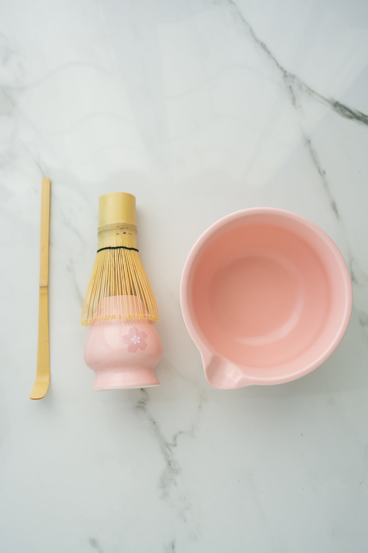 Matcha Tea Ceremony Set –  Pink Traditional Japanese Kit - Rich And Pour