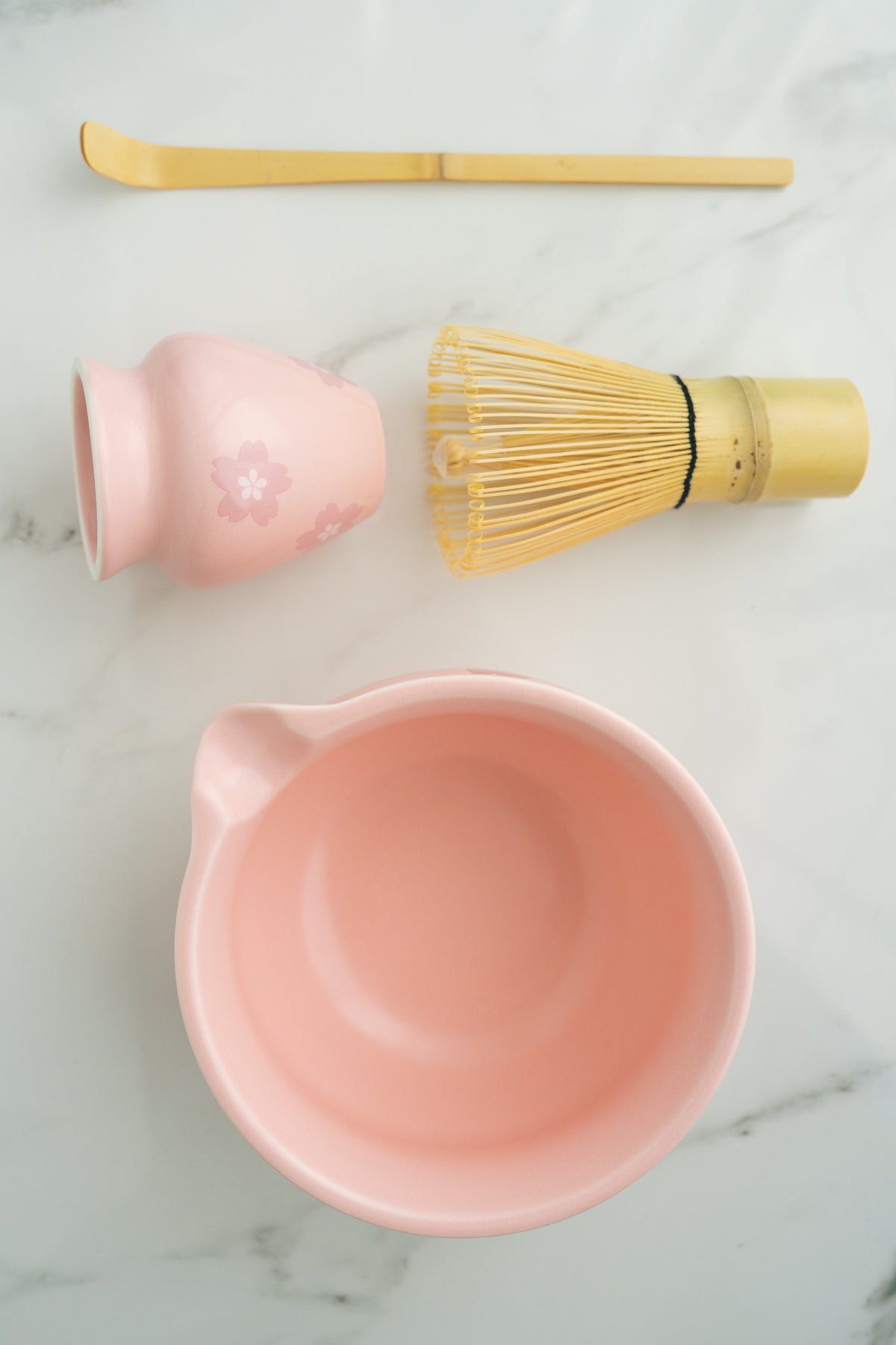 Matcha Tea Ceremony Set –  Pink Traditional Japanese Kit - Rich And Pour