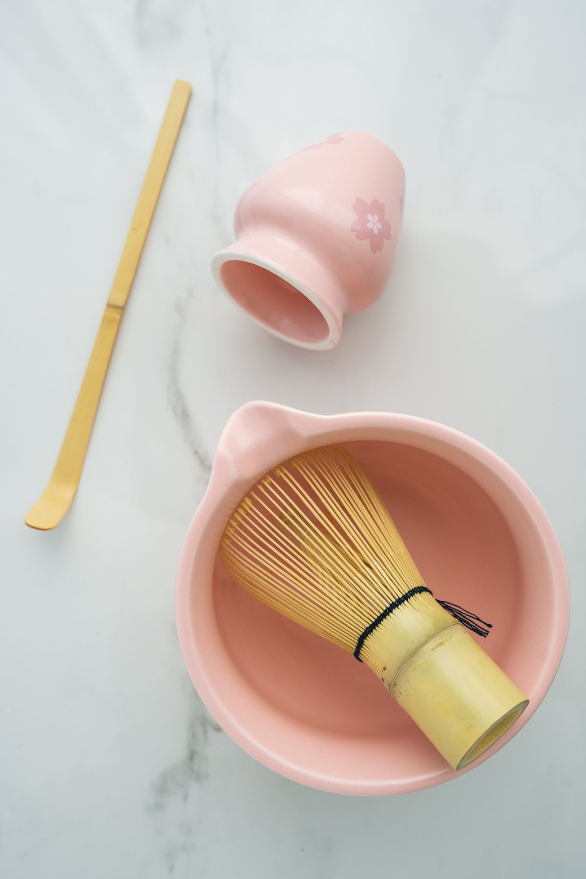 Matcha Tea Ceremony Set –  Pink Traditional Japanese Kit - Rich And Pour