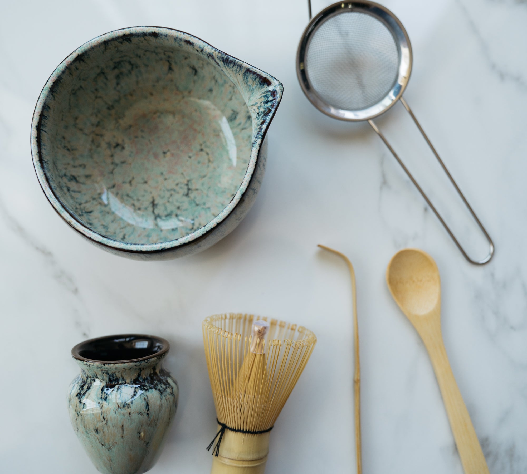 Matcha Tea Ceremony Set – Green Traditional Japanese Kit - Rich And Pour