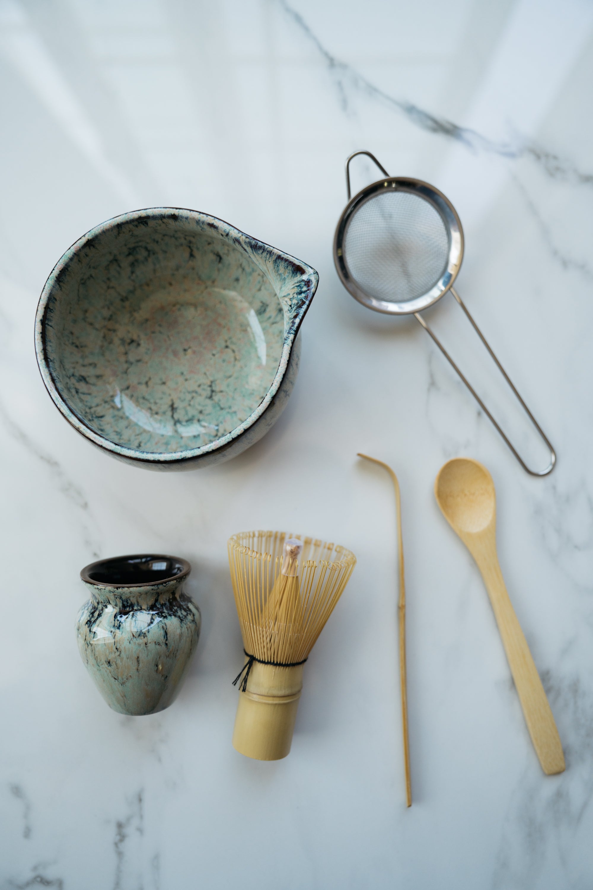 Matcha Tea Ceremony Set – Green Traditional Japanese Kit - Rich And Pour