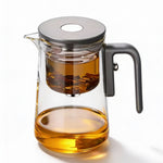 Magnetic Release Glass Teapot with Tea Infuser - Rich And Pour
