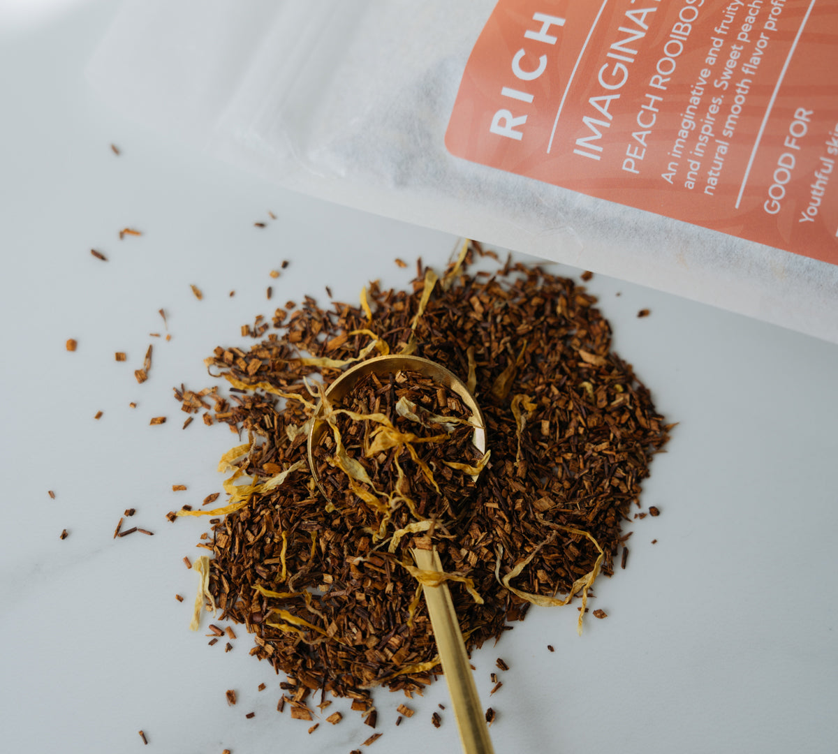 Imagination - Peach Rooibos Blend - Rich And Pour