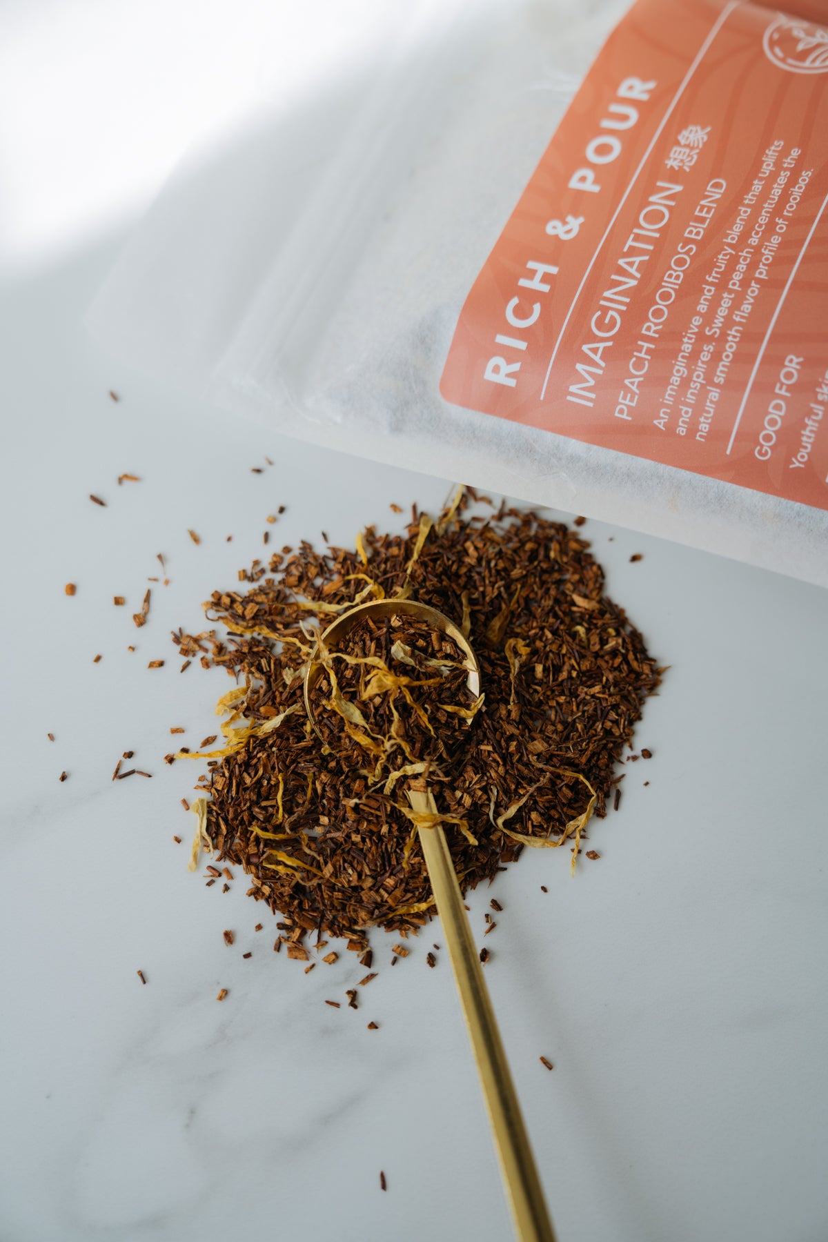 Imagination - Peach Rooibos Blend - Rich And Pour