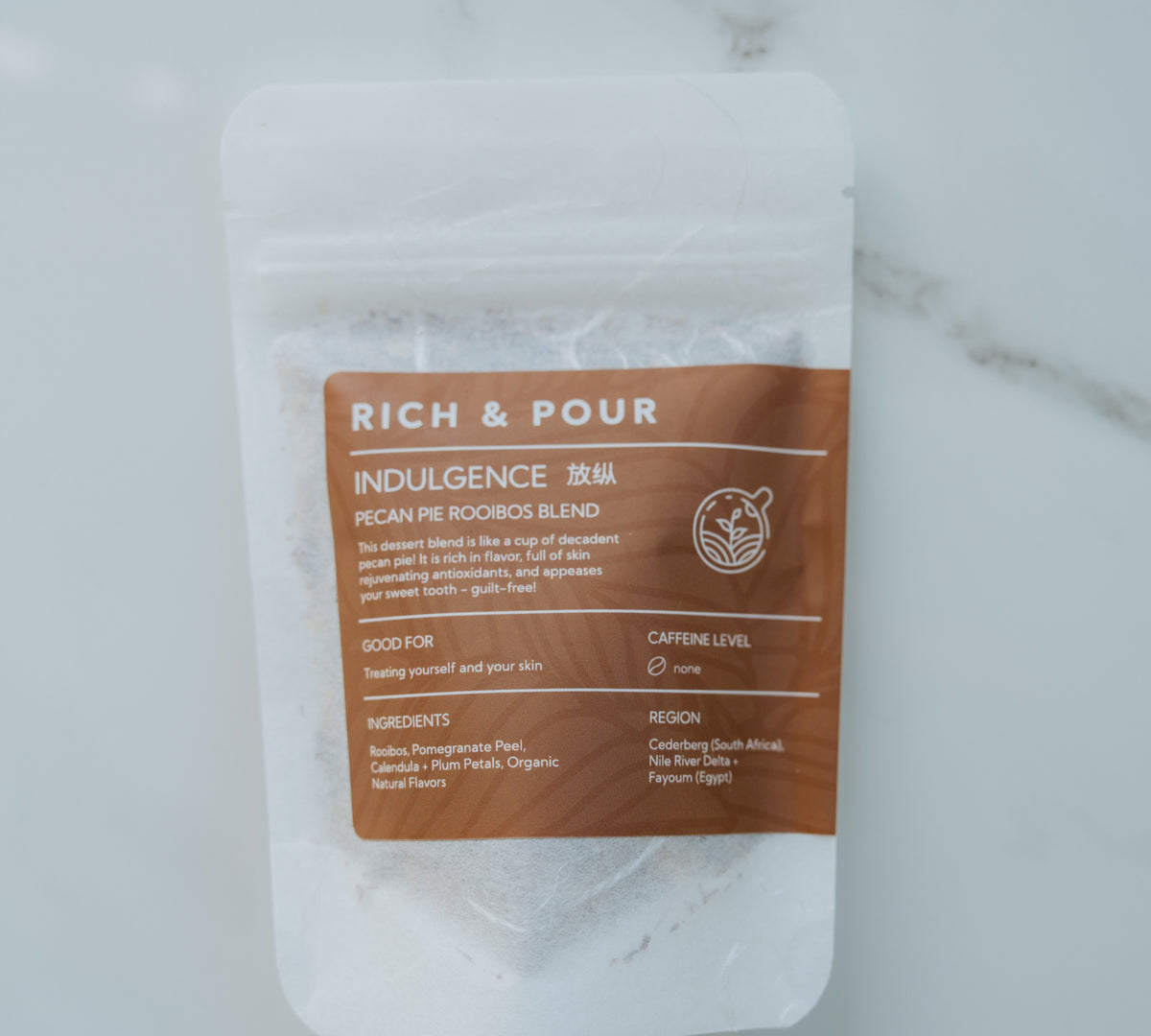 Indulgence - Pecan Pie Rooibos Blend - Rich And Pour