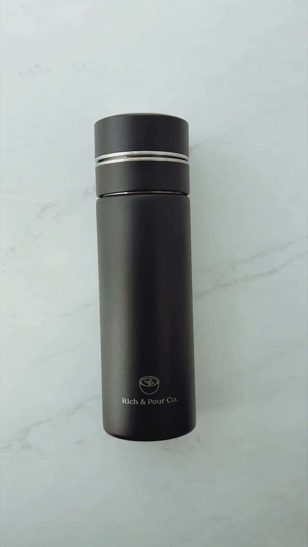 Stainless Steel Infuser Tumbler with Detachable Strainer