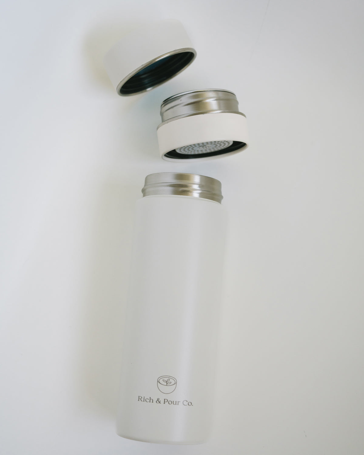 Stainless Steel Tumbler w/ Detachable Infuser - Rich And Pour