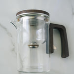 Magnetic Release Glass Teapot with Tea Infuser - Rich And Pour