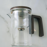 Magnetic Release Glass Teapot with Tea Infuser - Rich And Pour