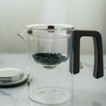 Magnetic Release Glass Teapot with Tea Infuser - Rich And Pour
