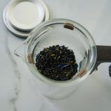 Magnetic Release Glass Teapot with Tea Infuser - Rich And Pour