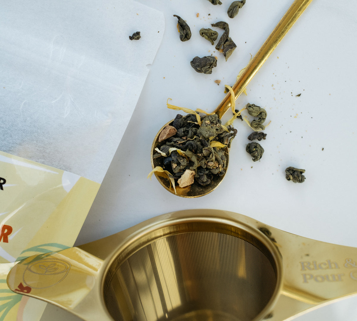 Lemon Ginger Green - Rich And Pour