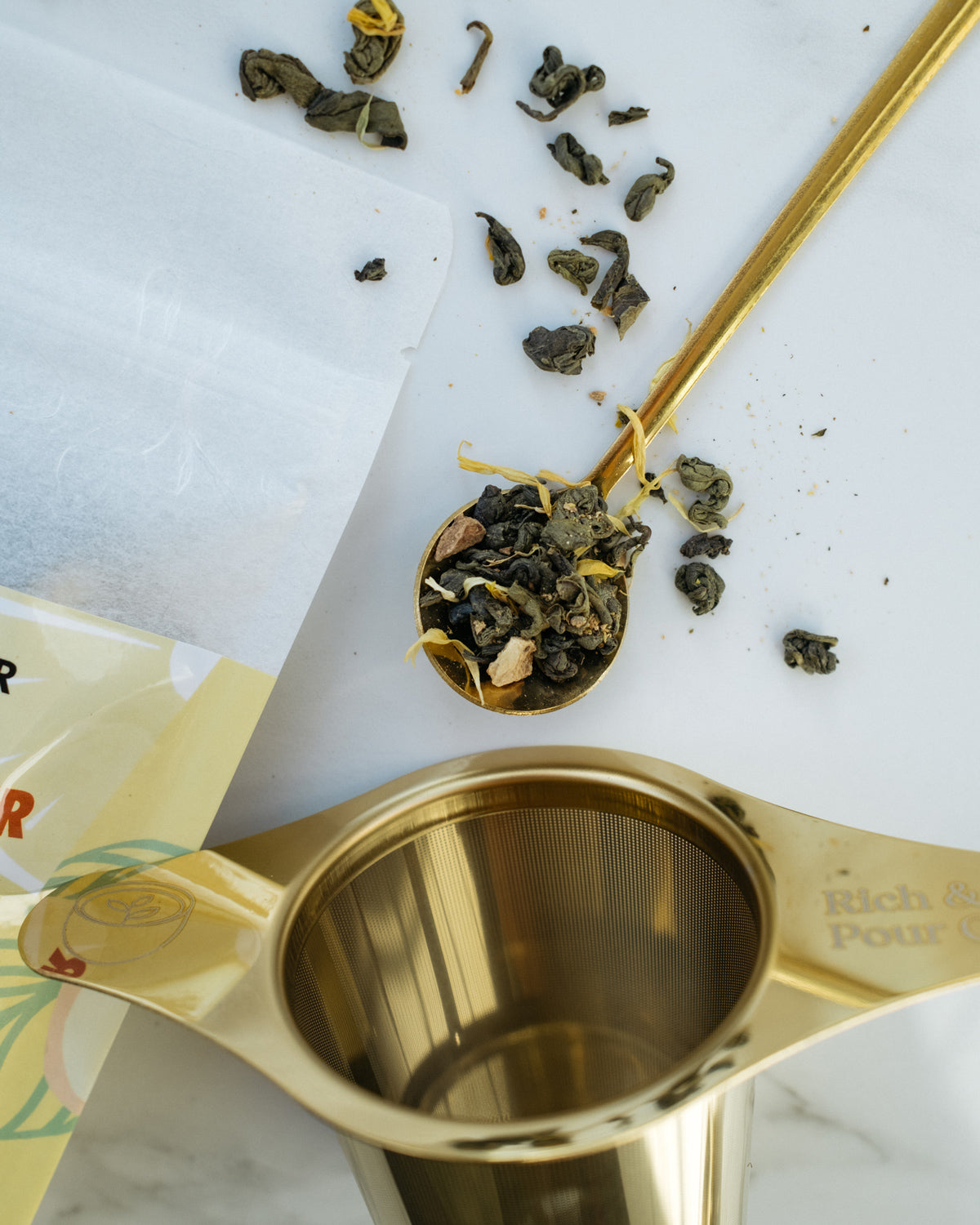 Lemon Ginger Green - Rich And Pour