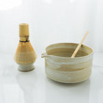 Matcha Tea Ceremony Set –  Cream Traditional 4-Piece Japanese Kit (Copy) - Rich And Pour