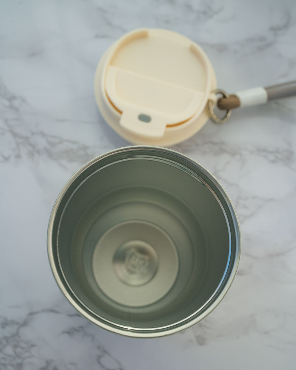 Travel Stainless Steel Insulated Coffee Mug Tumbler with Lanyard - Rich And Pour