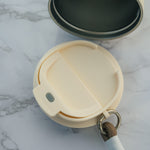 Travel Stainless Steel Insulated Coffee Mug Tumbler with Lanyard - Rich And Pour