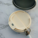 Travel Stainless Steel Insulated Coffee Mug Tumbler with Lanyard - Rich And Pour