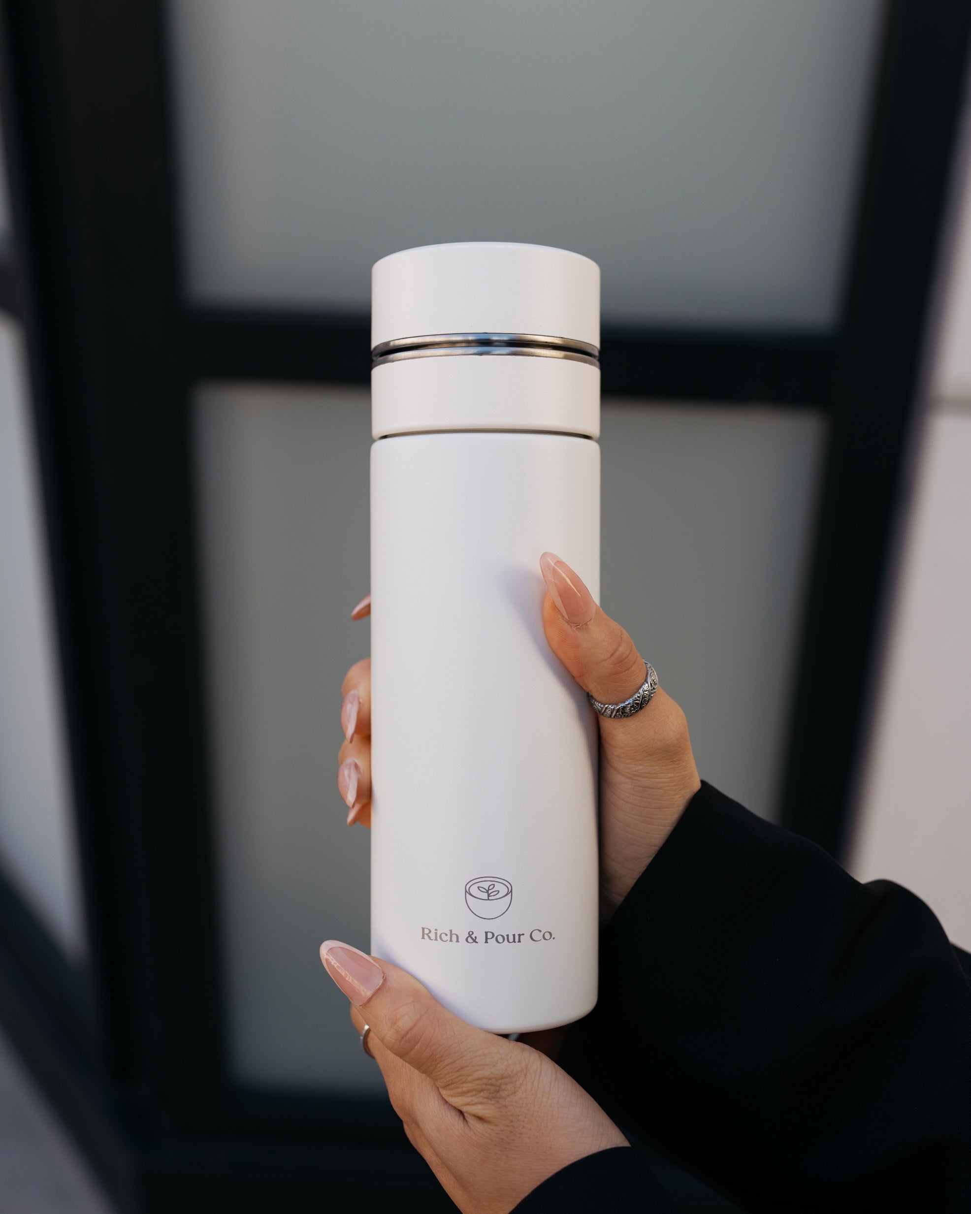 Stainless Steel Tumbler w/ Detachable Infuser - Rich And Pour