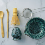 Matcha Tea Ceremony Set – Green Traditional 6-Piece Japanese Kit - Rich And Pour