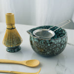 Matcha Tea Ceremony Set – Green Traditional 6-Piece Japanese Kit - Rich And Pour