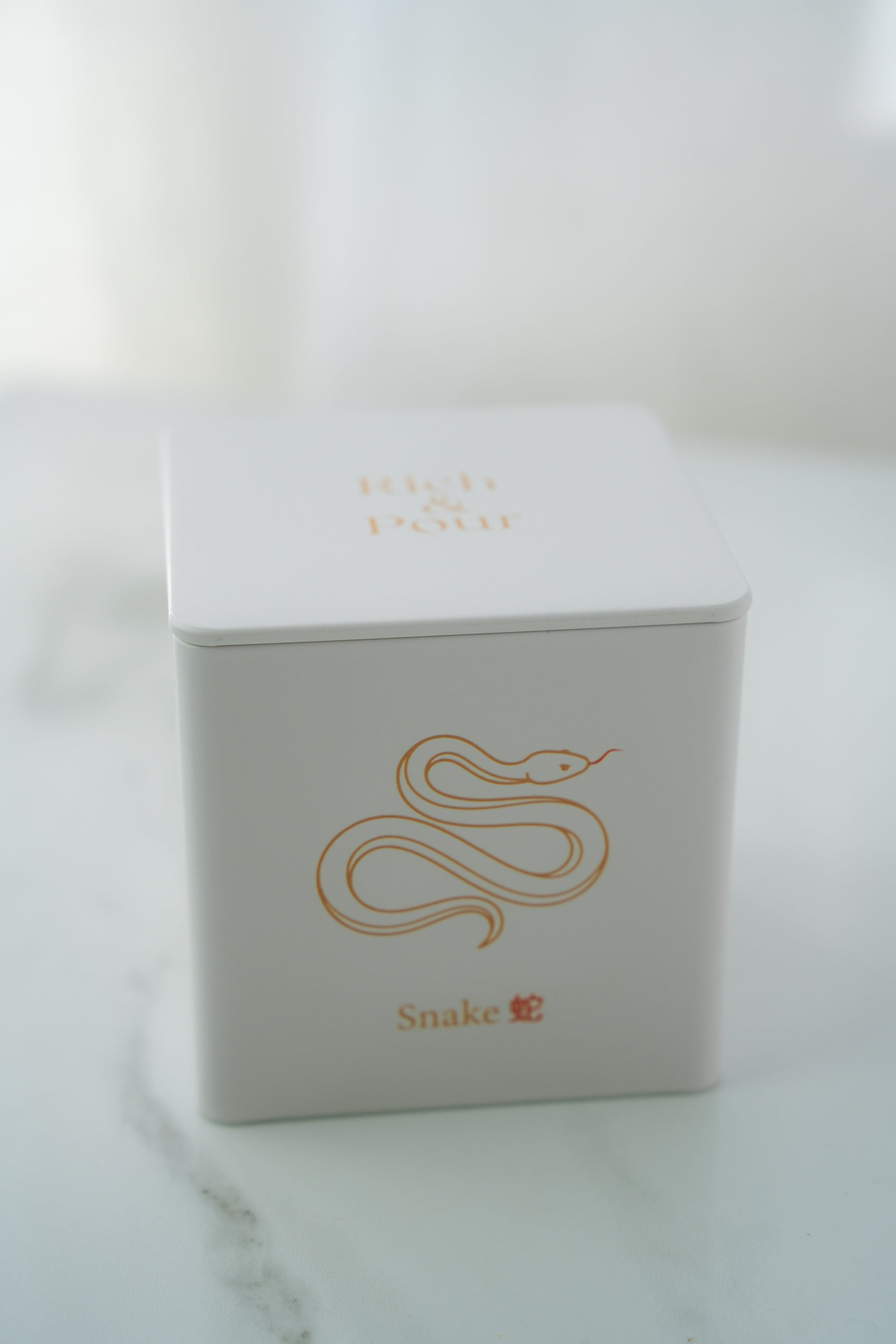 Chinese Zodiac Tea Tin - Personalized Zodiac Gift - Rich And Pour
