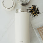 Stainless Steel Insulated Mug w/ Detachable Tea Infuser - Rich And Pour