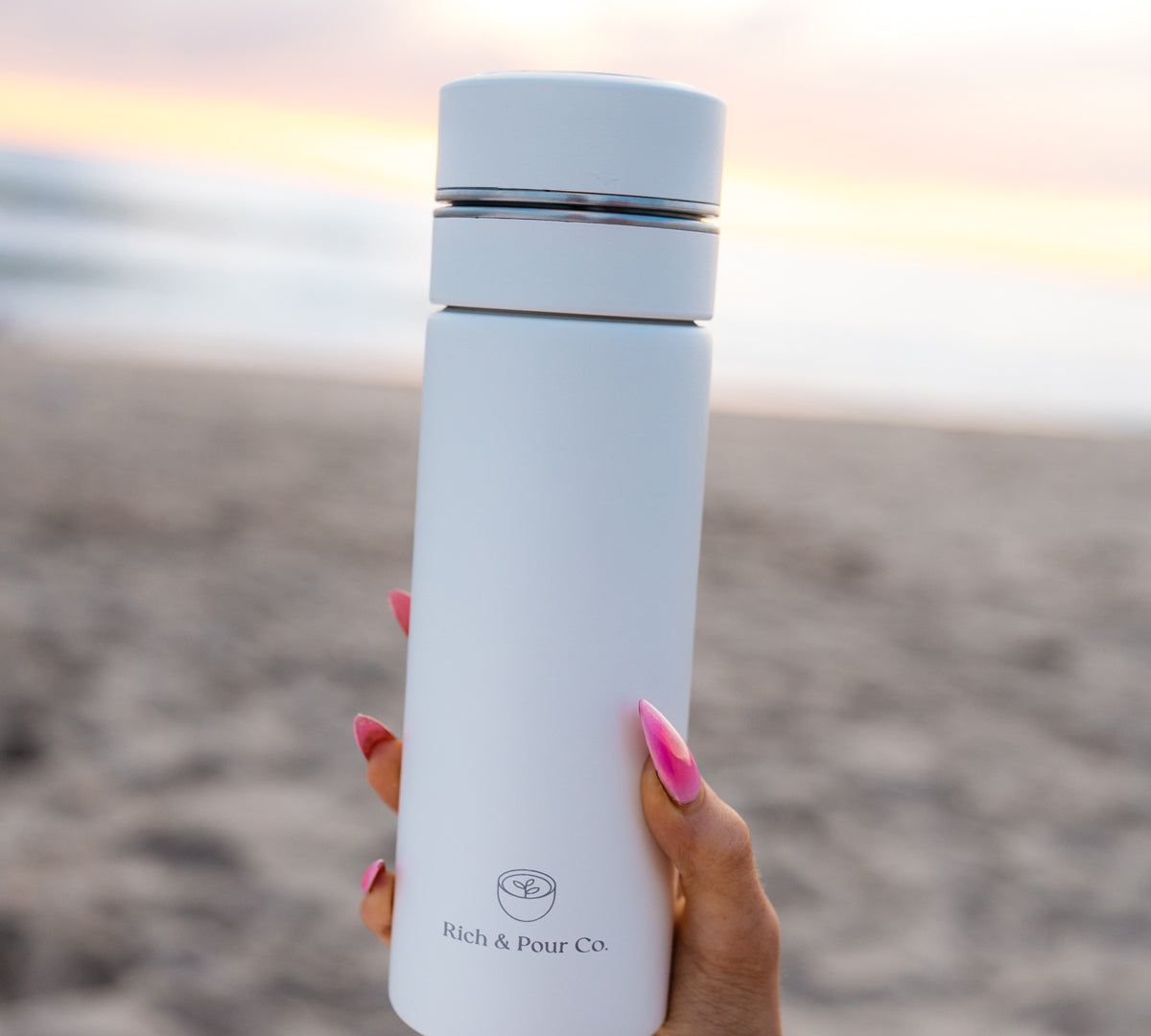 Stainless Steel Tumbler w/ Detachable Infuser - Rich And Pour