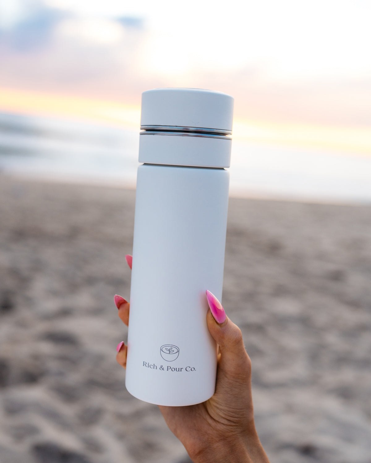 Stainless Steel Tumbler w/ Detachable Infuser - Rich And Pour