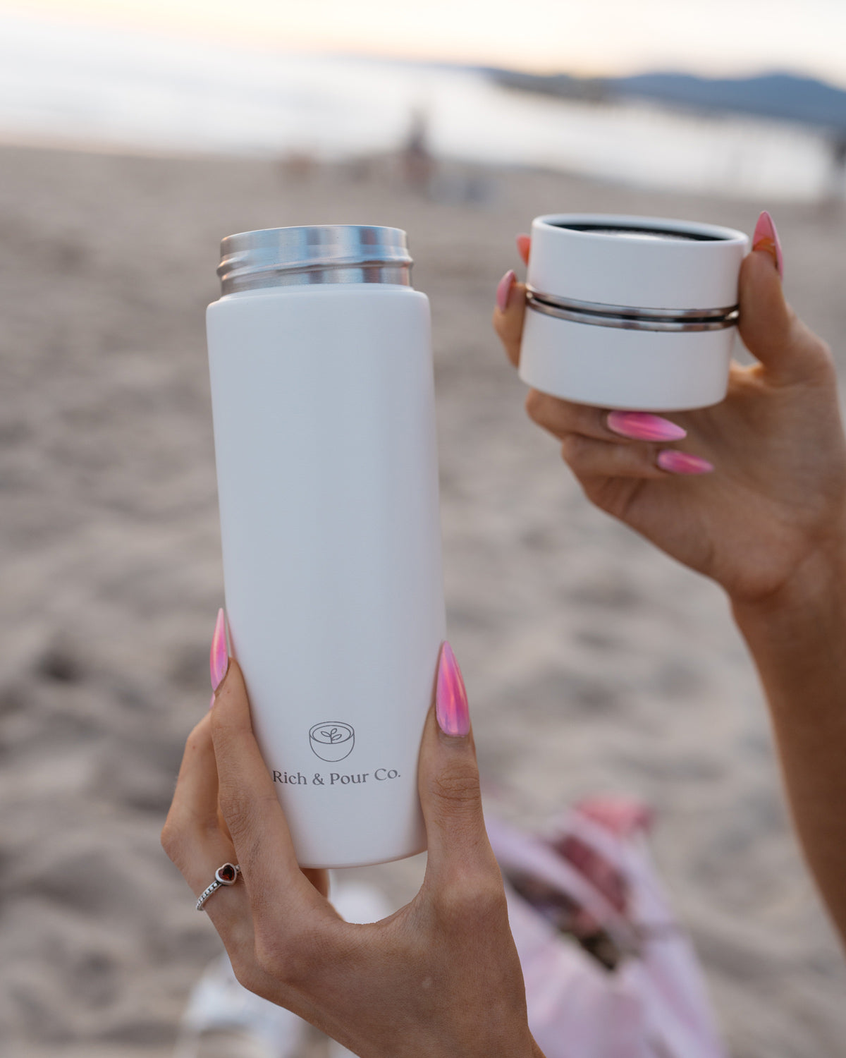 Stainless Steel Tumbler w/ Detachable Infuser - Rich And Pour