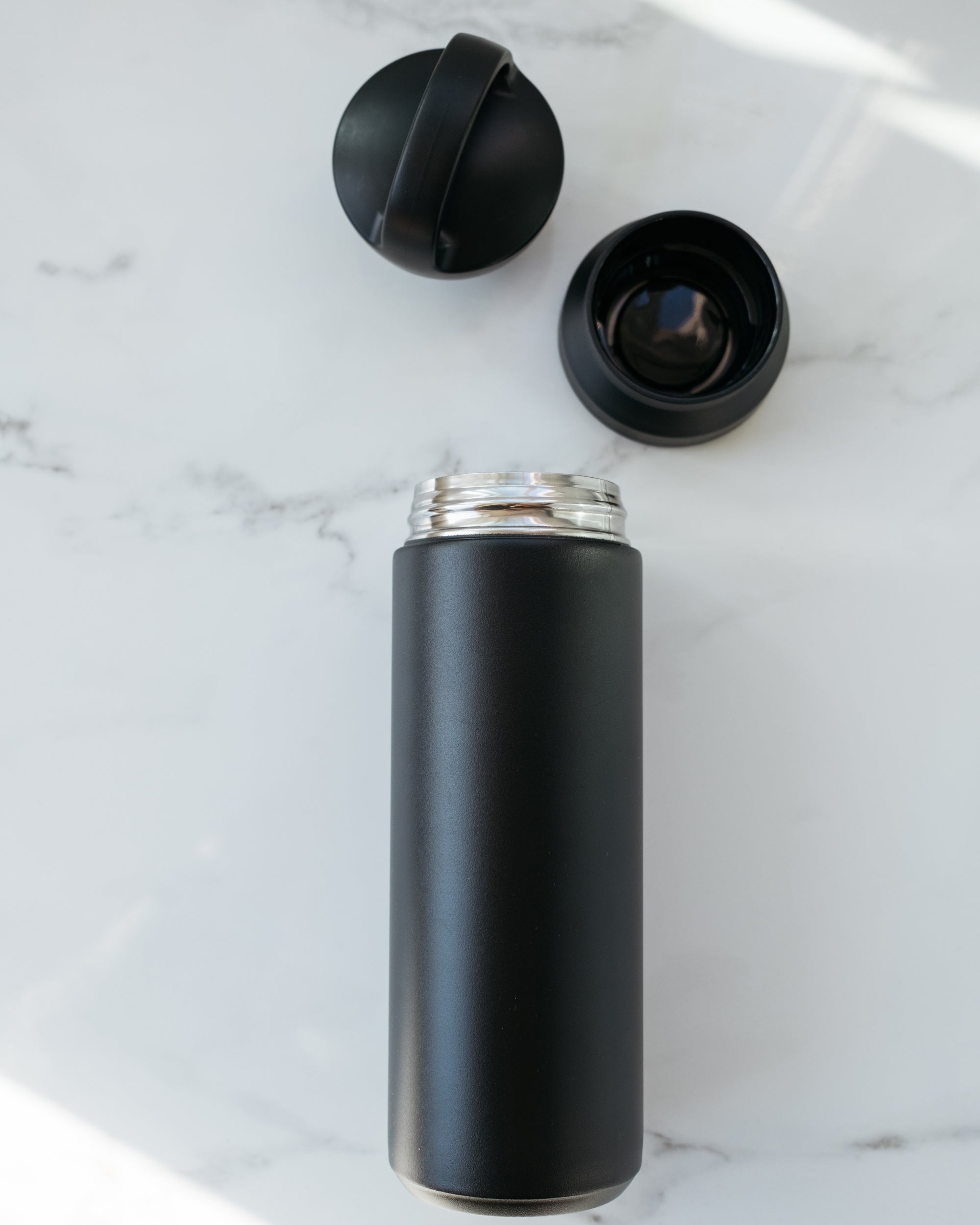 Insulated Strainer Lid Portable Tumbler - Rich And Pour