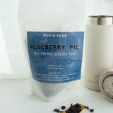 Blueberry Pie - Blueberry Green Tea Blend - Rich And Pour