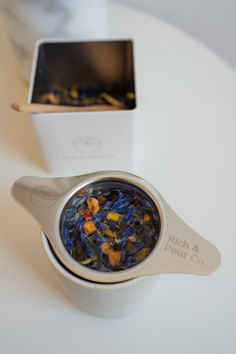 Blueberry Pie - Blueberry Green Tea Blend - Rich And Pour