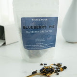 Blueberry Pie - Blueberry Green Tea Blend - Rich And Pour