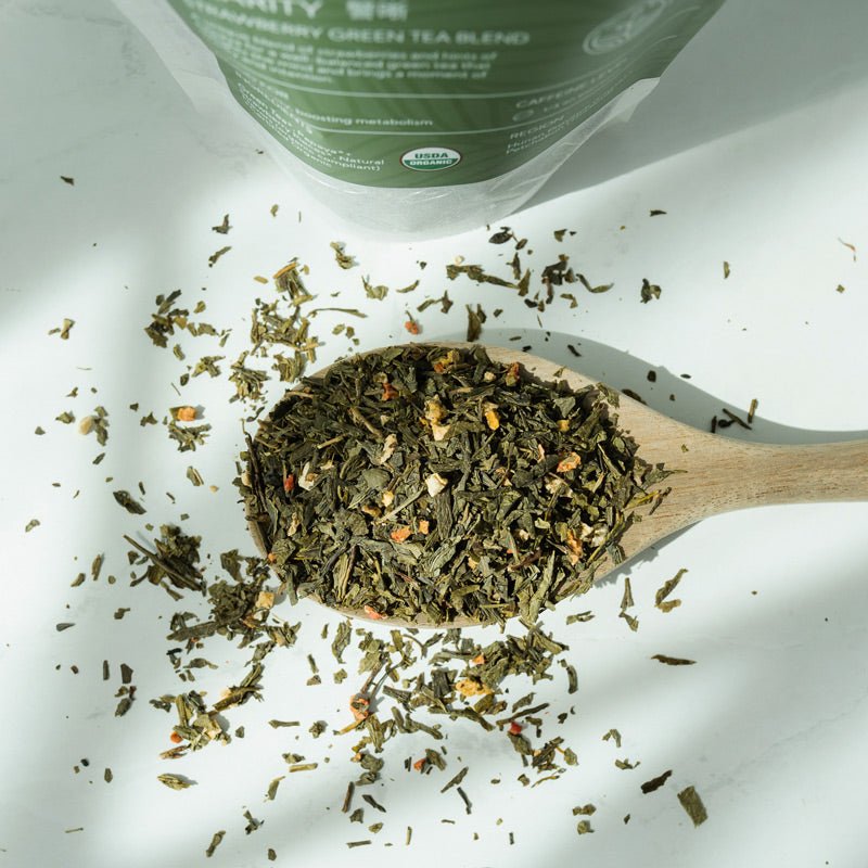 Clarity - Strawberry Green Tea Blend - Rich And Pour