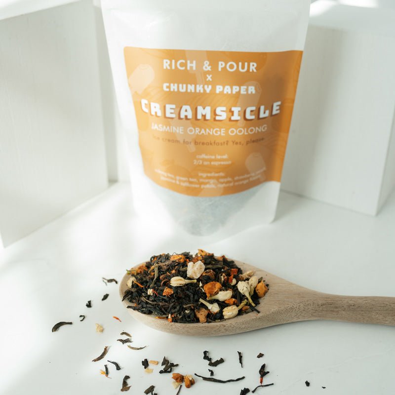Creamsicle - Jasmine Orange Oolong Tea Blend - Rich And Pour