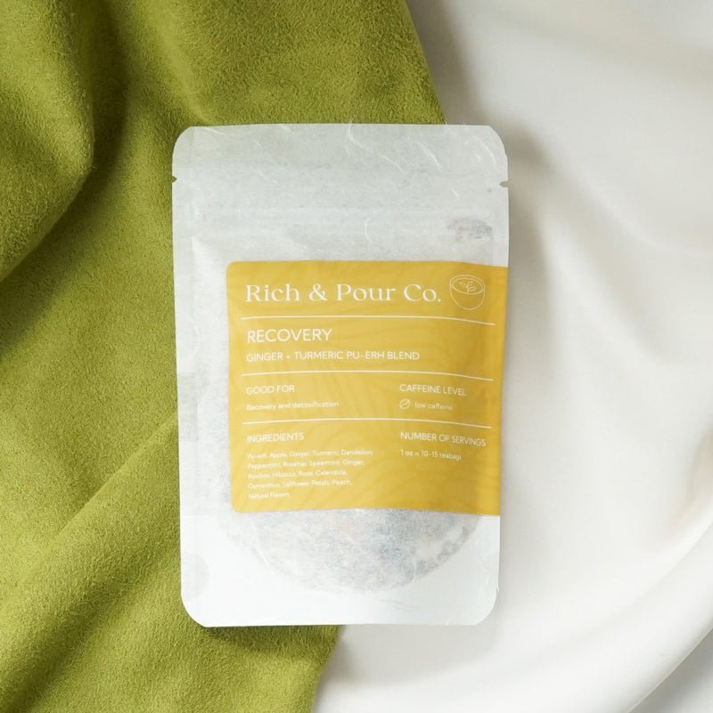 Ginger + Turmeric Pu-erh Blend - Rich And Pour