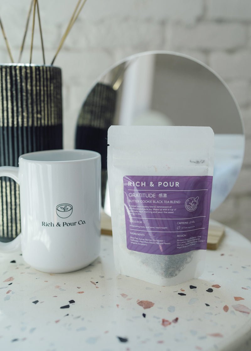 Gratitude - Butter Cookie Black Tea Blend - Rich And Pour