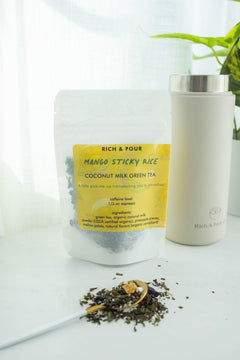 Mango Sticky Rice Coconut Milk Green Tea Blend - Rich And Pour