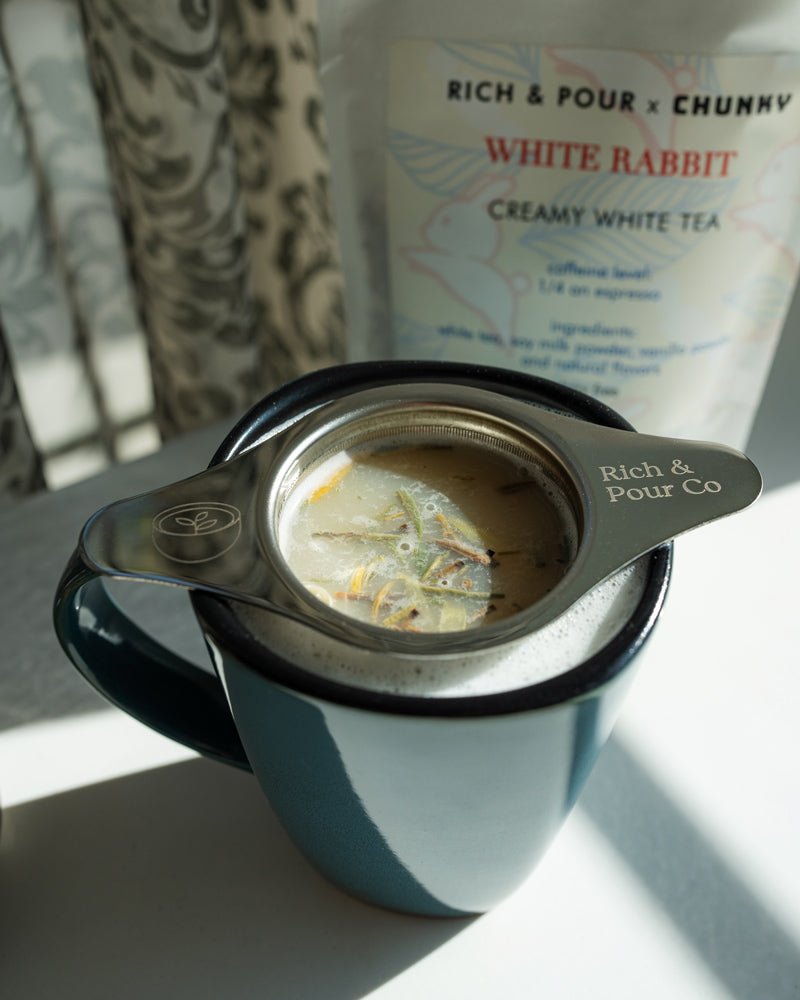 Stainless Steel Tea Infuser Mesh Strainer for Loose Leaf Tea - Rich And Pour